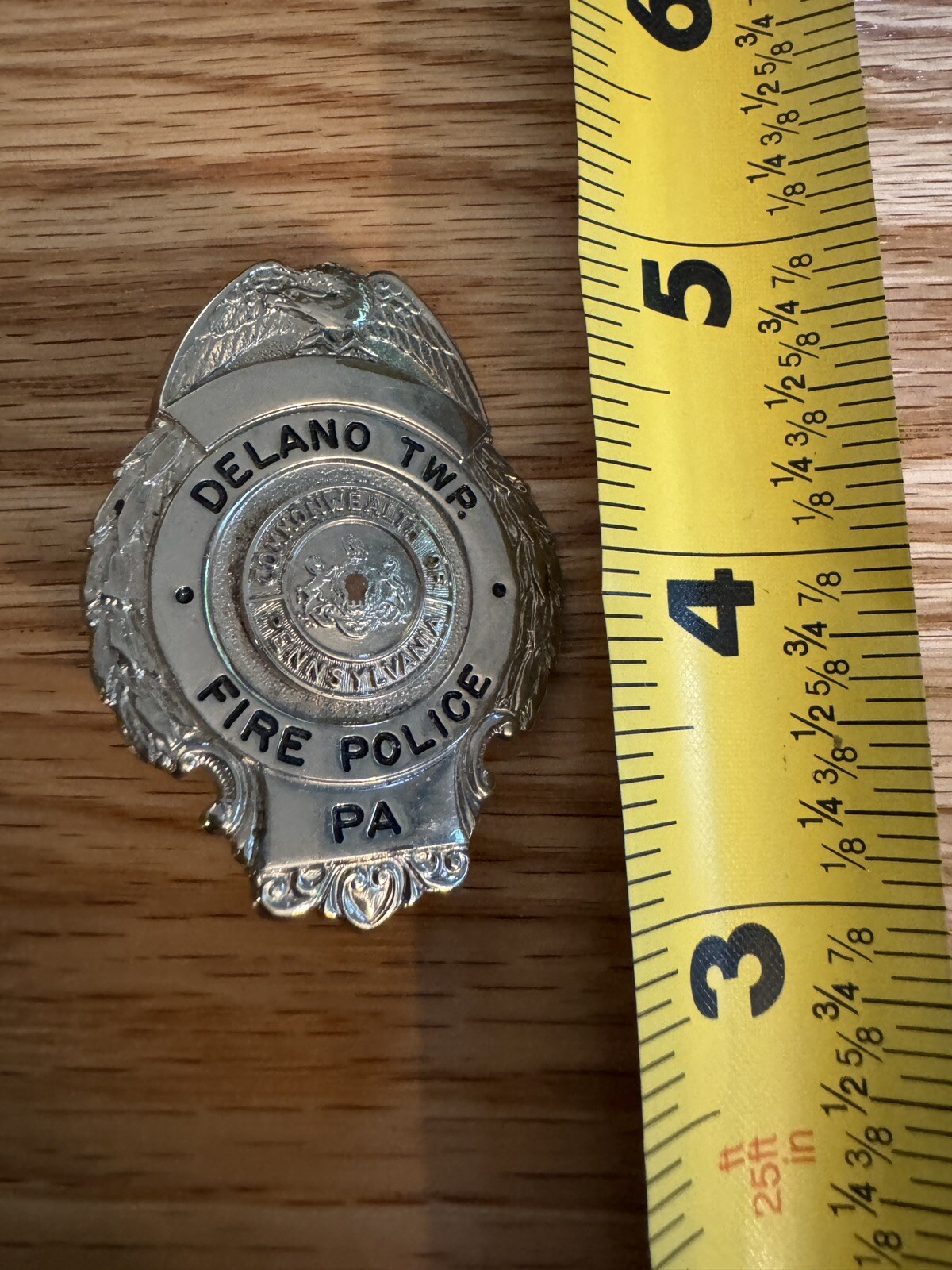 Delano TWP Fire / Police Badge Obsolete Pennsylvania eBay