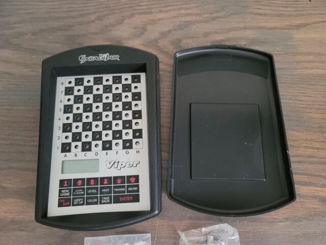 NEW EXCALIBUR VIPER ELECTRONIC HANDHELD PORTABLE TRAVEL CHESS GAME NF9509