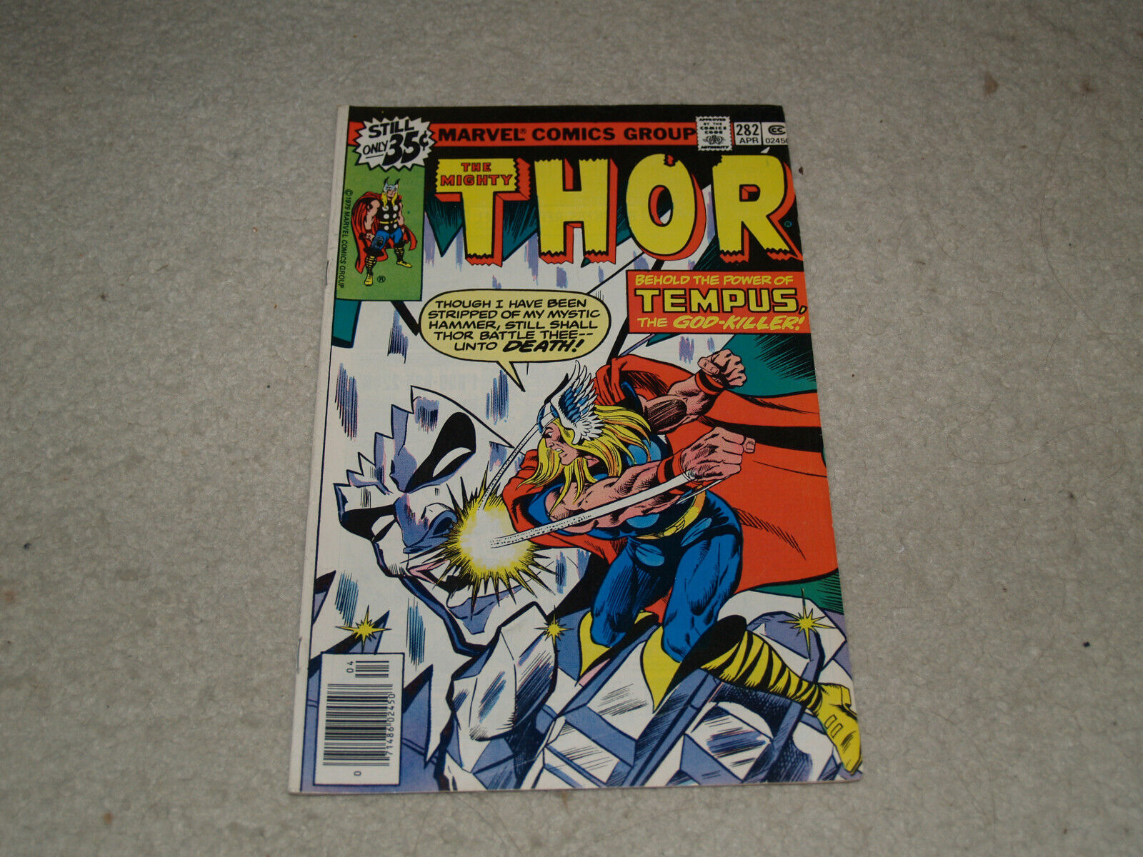 The Mighty Thor issue# 282 ( Marvel 1979 ) 1st Time Keepers