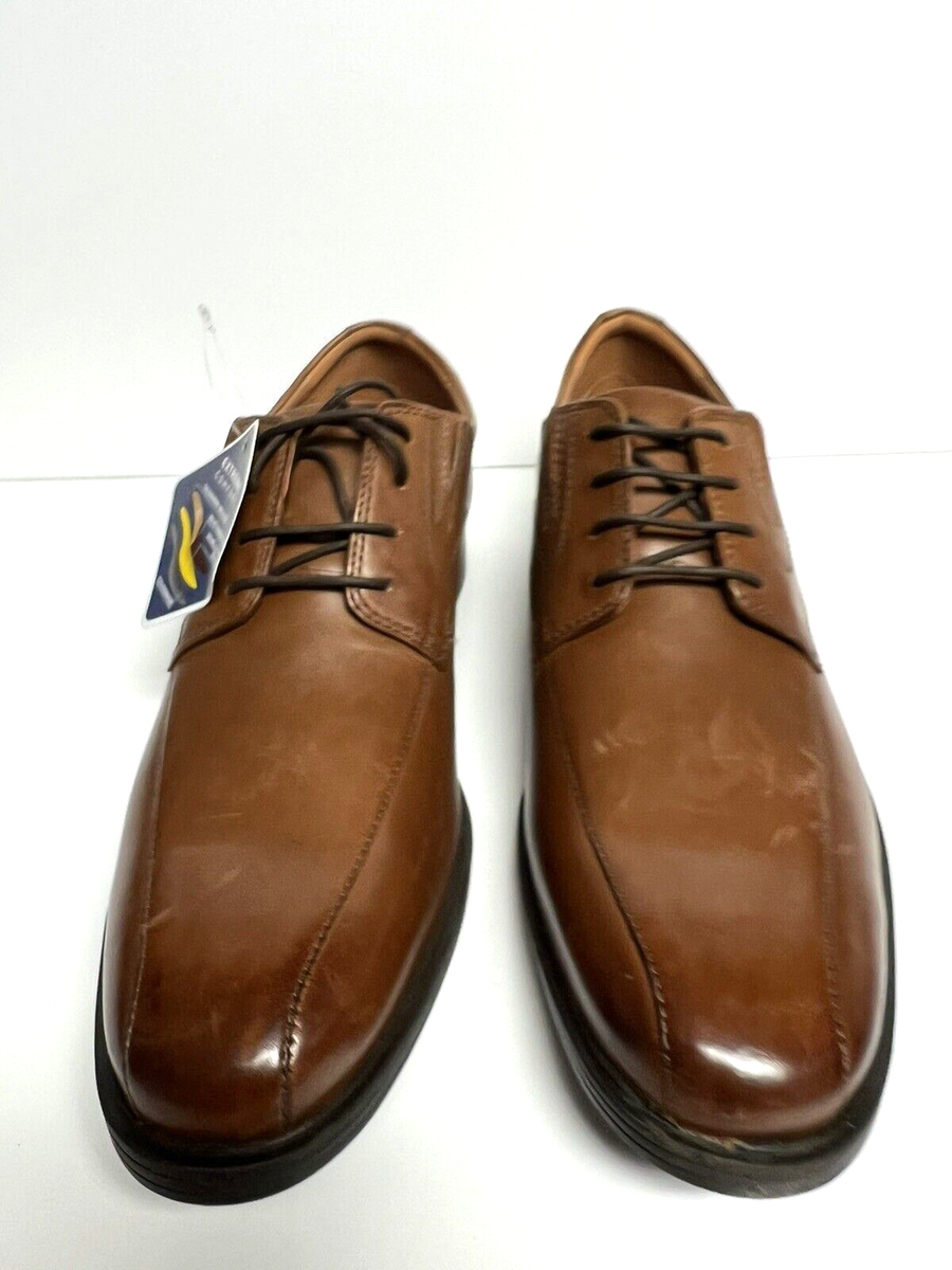 Clarks Mens Whiddon Pace Dress Shoe Tan Leather Size 11.5M Clarks Whiddon Pace Men main image 4
