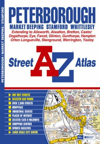 Peterborough Street Atlas by Great Britain Paperback Book The Fast Free Shipping - Picture 1 of 2