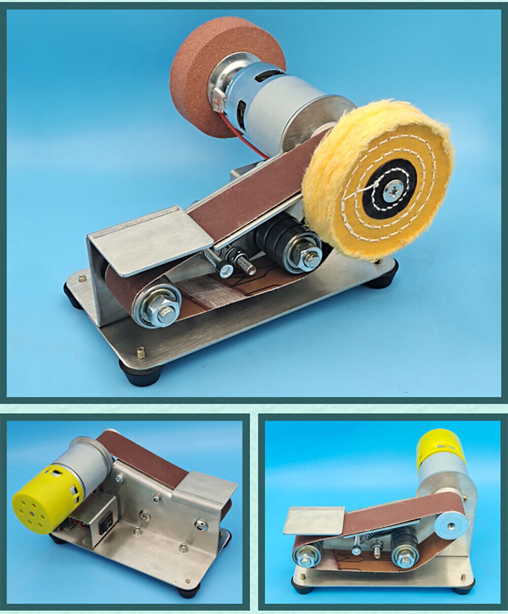 Electric Belt Sander Polishing Sharpening Machine Fixed Angle Knife