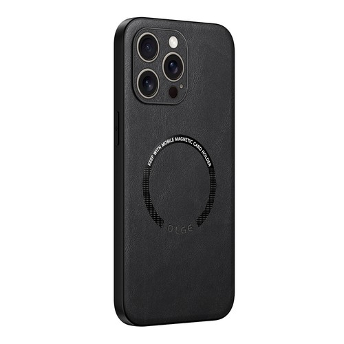 For iPhone 16 15 ProMax14 13 12 Slim Mag Safe Magnetic Leather Case Rugged Cover - Picture 4 of 18