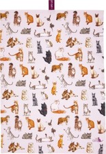 Die Spiegelburg Geschirrtuch Katze Katzen  50 x 70 cm 22237