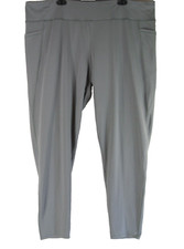NEW Eileen Fisher Organic cotton tapered pants in gray- SZ 3X P3098