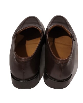 VERO CUOIO Italian Leather Slip On Brown Loafers Dress Shoes  display picture 2