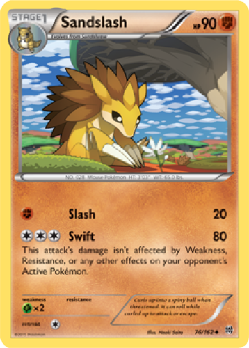 1x Sandslash 76/162 XY BREAKthrough Pokemon TCG Card NM 1x Sandslash 76/162 XY BREAKthrough Pokemon TCG Card NM