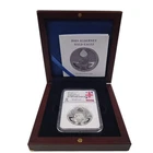 2024 Alderney Bald Eagle 2oz Silver Proof NGC PF70 UHR FDOI Jody Clark Signed