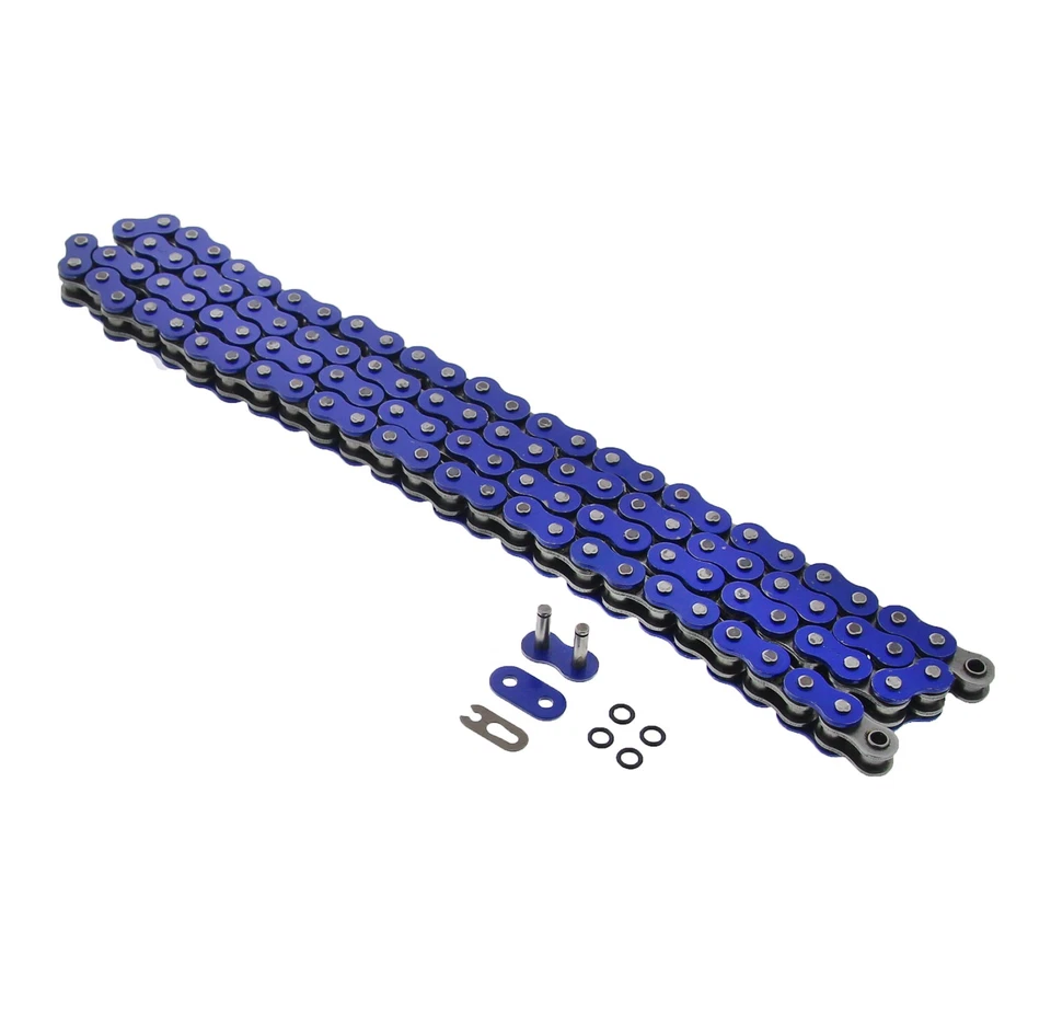 Cadena y piñón Kawasaki KLX650R 650 R 1993-1996 azul junta tórica 14/51 112 L Foto 4 de 4