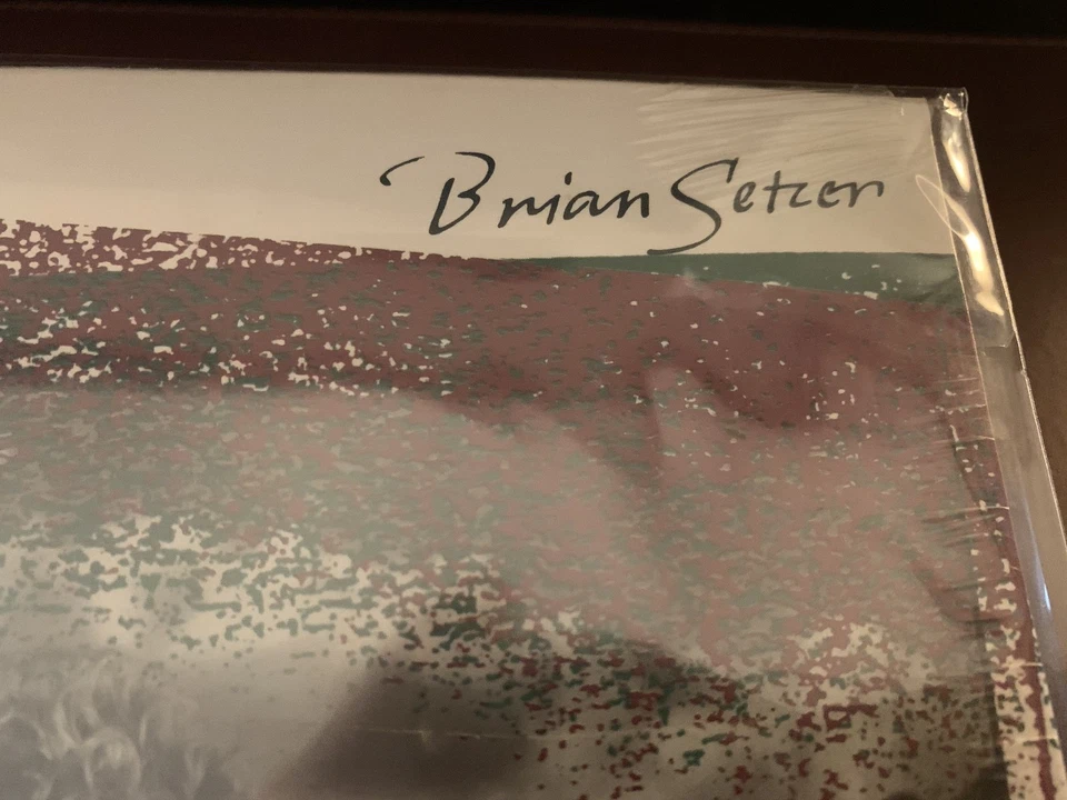 Brian Setzer The Knife Feels Like Justice 1986 LP - SEALED - Image 2 of 4