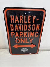 Harley-Davidson Parking Only sign pressed steel “Has scratches”