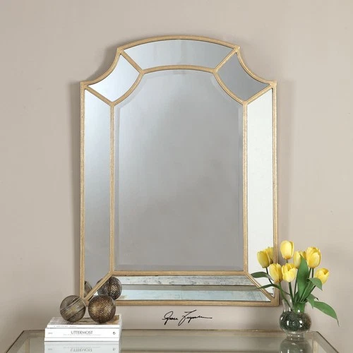 Uttermost 12929 Gold Francoli Arched Mirror Designed By Grace Feyock - Picture 2 of 2