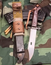 Romanian Type I Bayonet w/ Complete Sheath - Unissued Cold War Surplus 7.62x39