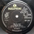 THE BEATLES "LONG TALL SALLY" RARE SOLID CENTRE 2nd PRESS GRAM RIMS STAMPS 3 & 3
