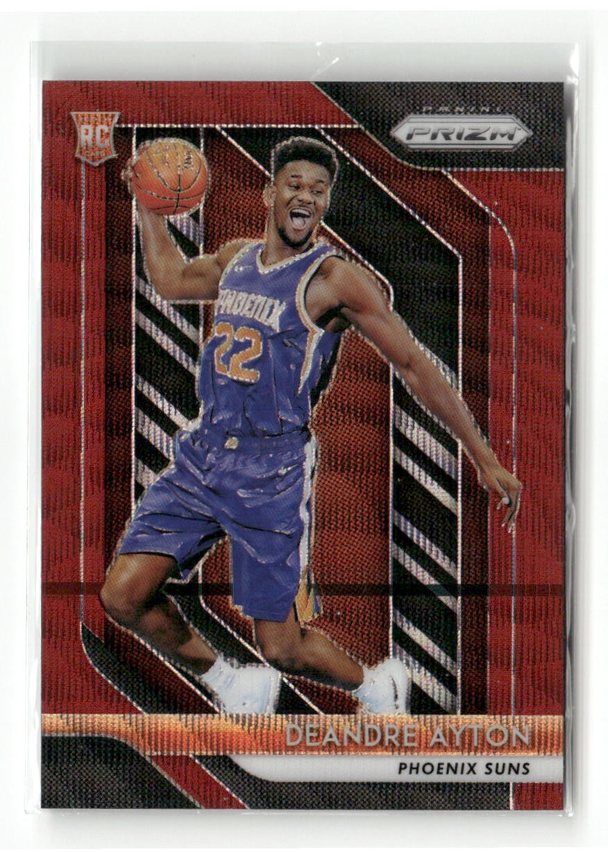 2018-19 Panini Prizm #279 Deandre Ayton Prizms Ruby Wave