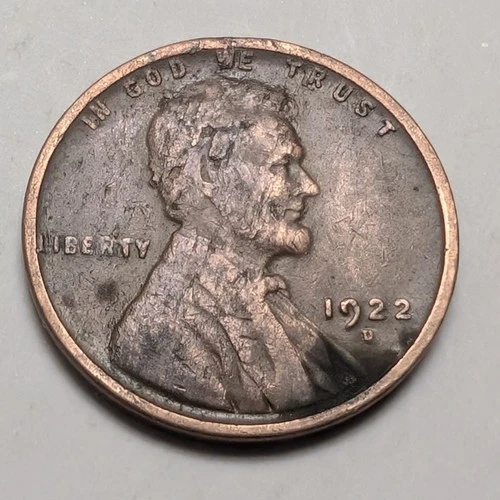 1922 D Lincoln Cent Good Condition G