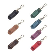 Pen Holder Clip PU Leather Neck Pen Holder Pencil Holder Protector for Friend