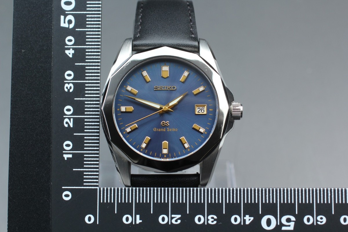 New Batt* SEIKO Grand Seiko 8J56-8000 SBGF003 Blue Quartz Men's