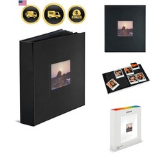 Photo Album - Black - Large Photo Album for i-Type, 600, and SX-70 instant ph...