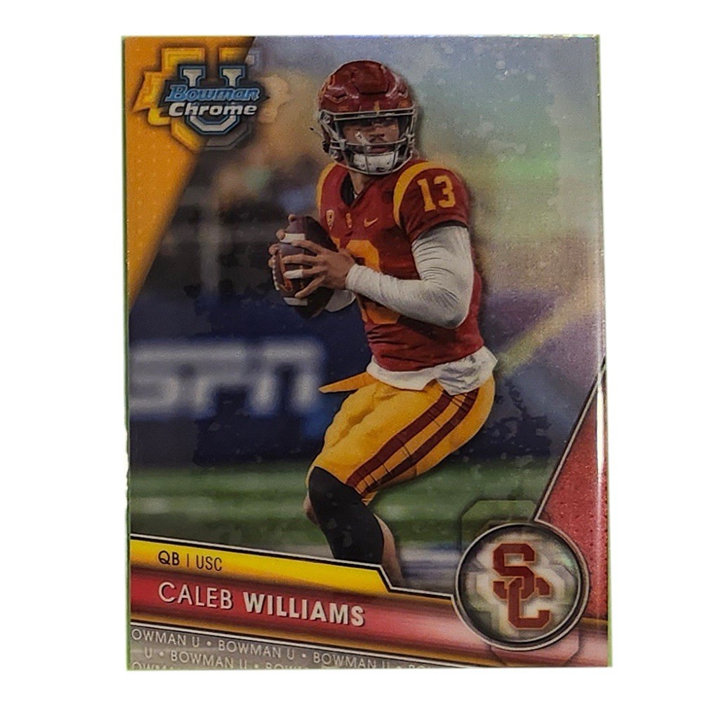 2023 Bowman University Chrome - Caleb Williams #1 Refractor (RC)