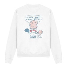 Dubble Bubble - "Bigger Is Not Always Better" Sweatshirt für Herren/Damen Unis