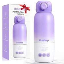 12oz Portable Milk Warmer with Dual Heating Modes for Breast Milk  Water