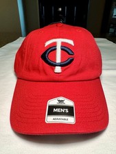 Minnesota Twins Adjustable Fan Favorite Clean Up Style Adult Red Ball Hat Cap