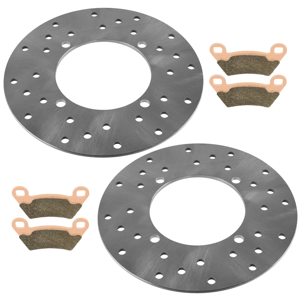 2x Rear Brake Disc w/Pads for Polaris Ranger EV 10-2022 / Li-Ion 16-18/ LSV 2012 - Image 4 of 4