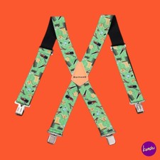 Barnwell Gardening Trouser Braces, Suspenders, Metal Clips, 50mm Wide, One Size
