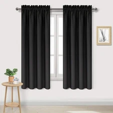 DWCN Blackout Curtains – Thermal Insulated, Energy Saving & Noise Reducing Be...