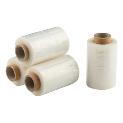 Ministretchfolie Stretchfolie mini 125 mm x 150 m Wickelfolie 23 my transparent