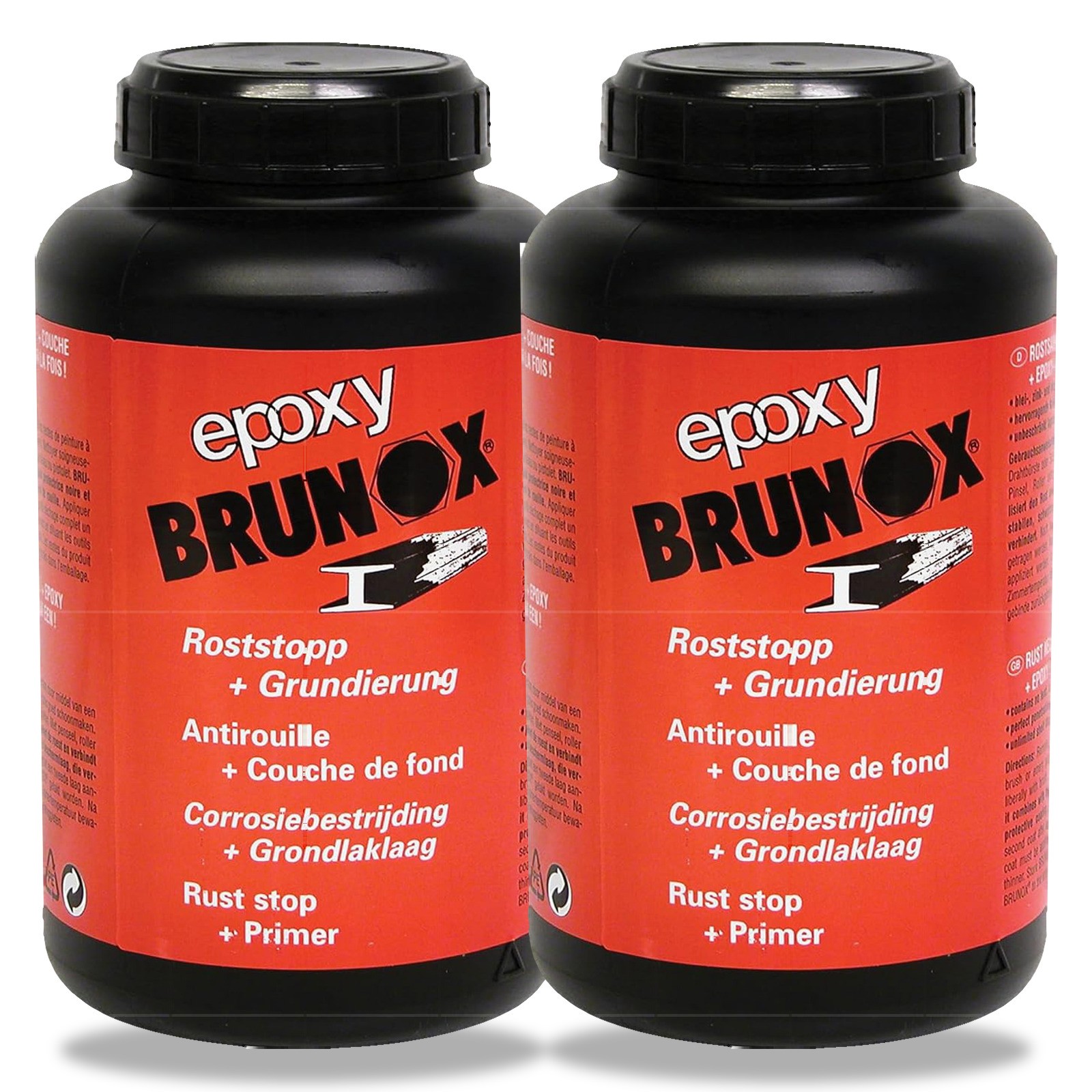 Brunox Epoxy 2 x 1 Liter Rostumwandler Rostsanierer Grundierer - Bild 4