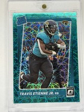 Panini 2021 Donruss Optic Rated Rookie Prizm Travis Etienne #214 Jaguars Footba…