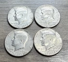 1776-1976 (4) Kennedy Bicentennial Half Dollar Free Shipping!