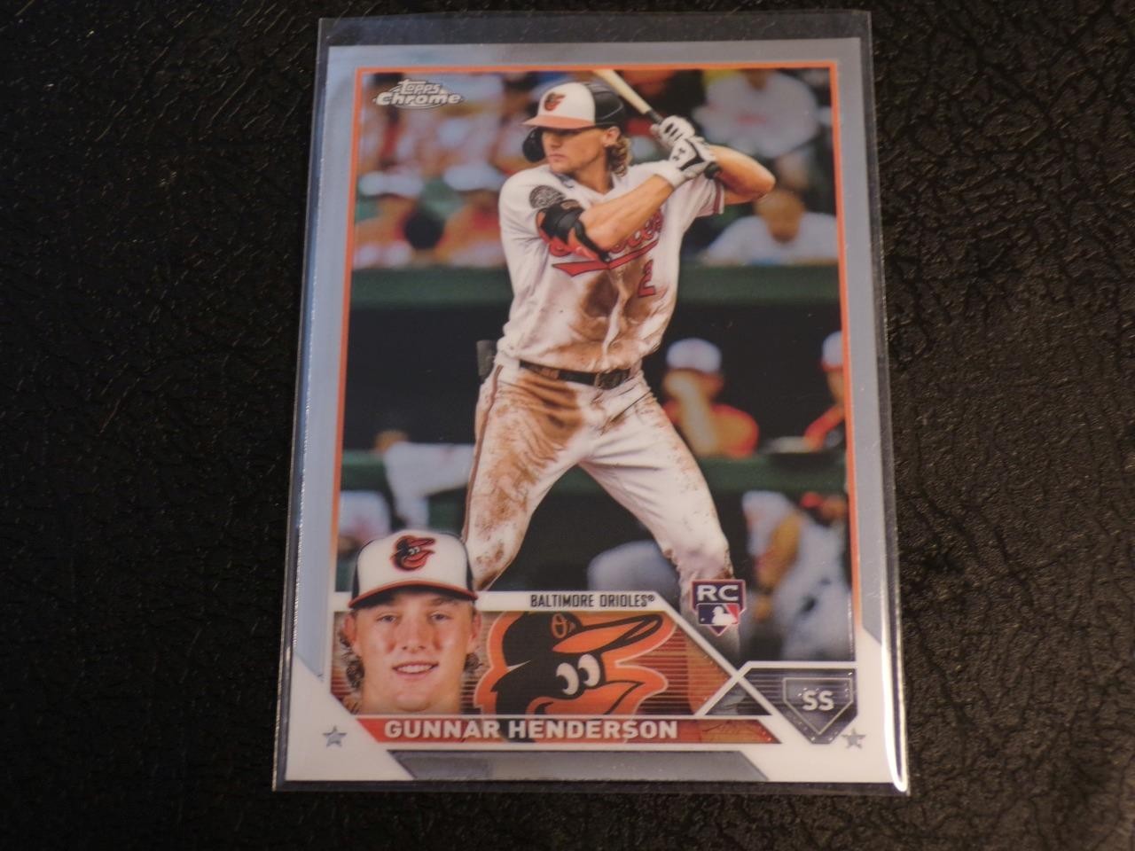 2023 Topps Chrome #2 GUNNAR HENDERSON RC Rookie! ORIOLES!