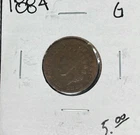 1884 INDIAN HEAD CENT - GOOD ~NICE COIN~