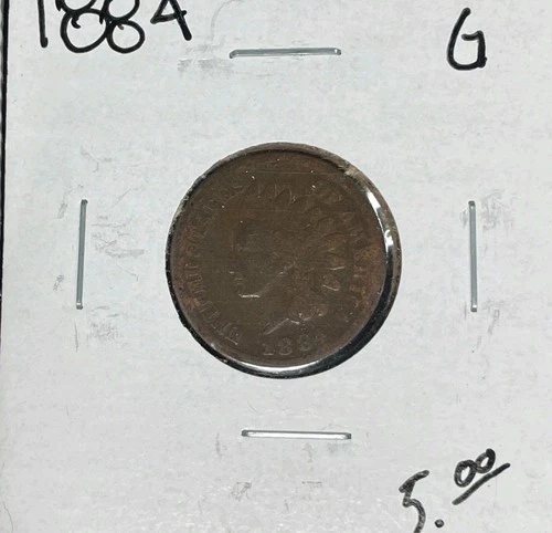 1884 INDIAN HEAD CENT - GOOD ~NICE COIN~