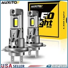 CANBUS H7 LED Headlight Super Bright Bulbs Kit White 22000LM High/Low Beam 6500K