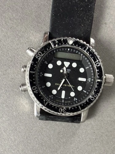 PARTS Seiko H558-5009 Quartz Ana-Digi Divers 150m Watch 1983 Vintage PARTS