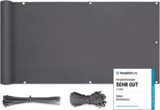 Sekey Balkon Sichtschutz Balkonabdeckung Balkonsichtschutz Balkonverkleidung Bli