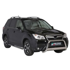 Seitenschweller Schwellerrohre für Subaru Forester IV 2013-2015 Pre-FL Silber
