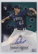 2024 Topps Series 1 Baseball Stars Black /199 Emerson Hancock #BSA-HAN Auto 1g37