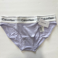 NWT Calvin Klein Women's Underwear Modern Cotton Bikini F3787 lavender 22 S