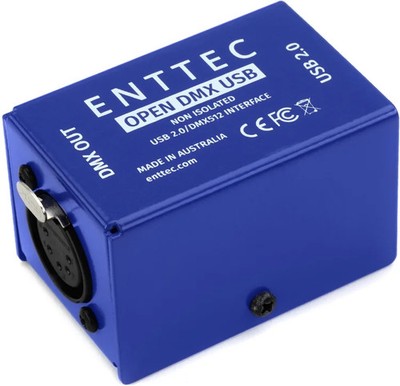 ENTTEC Open DMX USB 512-Ch Non-Isolated DMX Interface