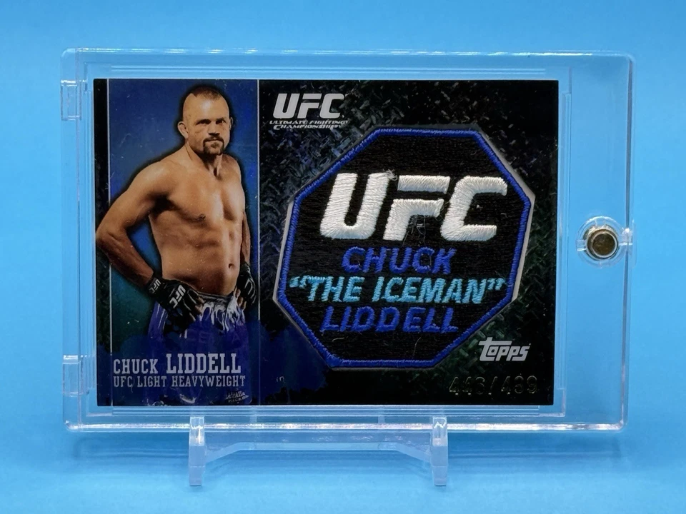 (3) 2009 Topps UFC 100 Patch Cards - CHUCK LIDDELL, GEORGES ST-PIERRE, LESNAR - Image 4 of 4
