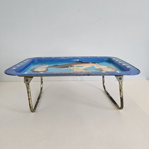 Vintage THE DUKES OF HAZZARD TV Lap Tray Bo Luke Daisy General Lee Metal 1981 - Picture 12 of 19