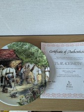 Royal Doulton Limited Edition Plate The Blacksmith 21cm Diameter