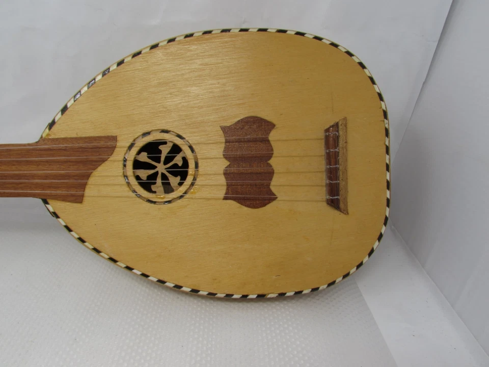 Wooden Lute Oud Middle Eastern  Musical Instrument   KT11 - Image 3 of 4
