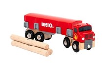 BRIO WORLD Lumber Truck Wooden Rail Toy 33657 NEW 
