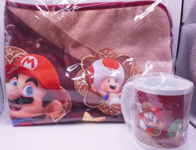 【NEW】Nintendo Super Mario Holiday Mug & Blanket Set Switch 2 Purchase Bonus